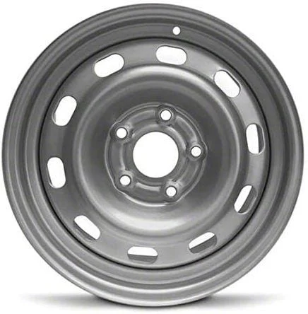 10-Slot Replica Steel Silver 5-Lug Wheel; 17x7; 25mm Offset (02-08 RAM 1500, Excluding Mega Cab)