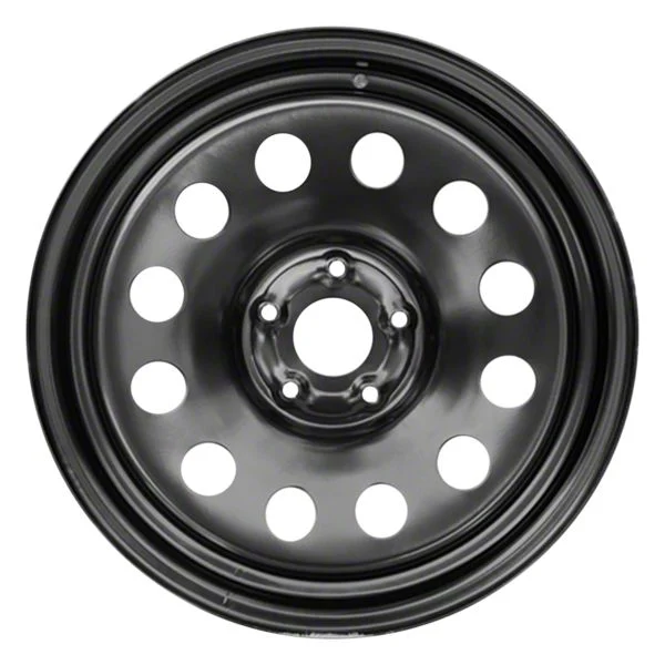 12-Hole Replica Steel Black 5-Lug Wheel; 20x8; 19mm Offset (02-08 RAM 1500, Excluding Mega Cab)