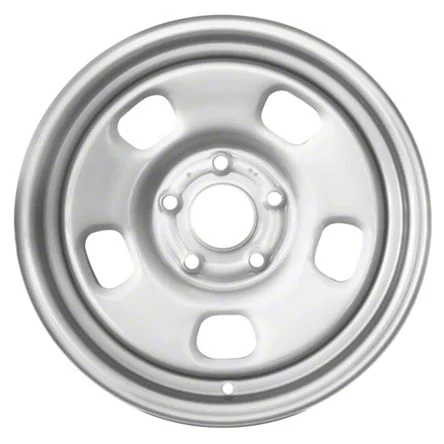 5-Slot Replica Steel Silver 5-Lug Wheel; 17x7; 25mm Offset (02-08 RAM 1500, Excluding Mega Cab)