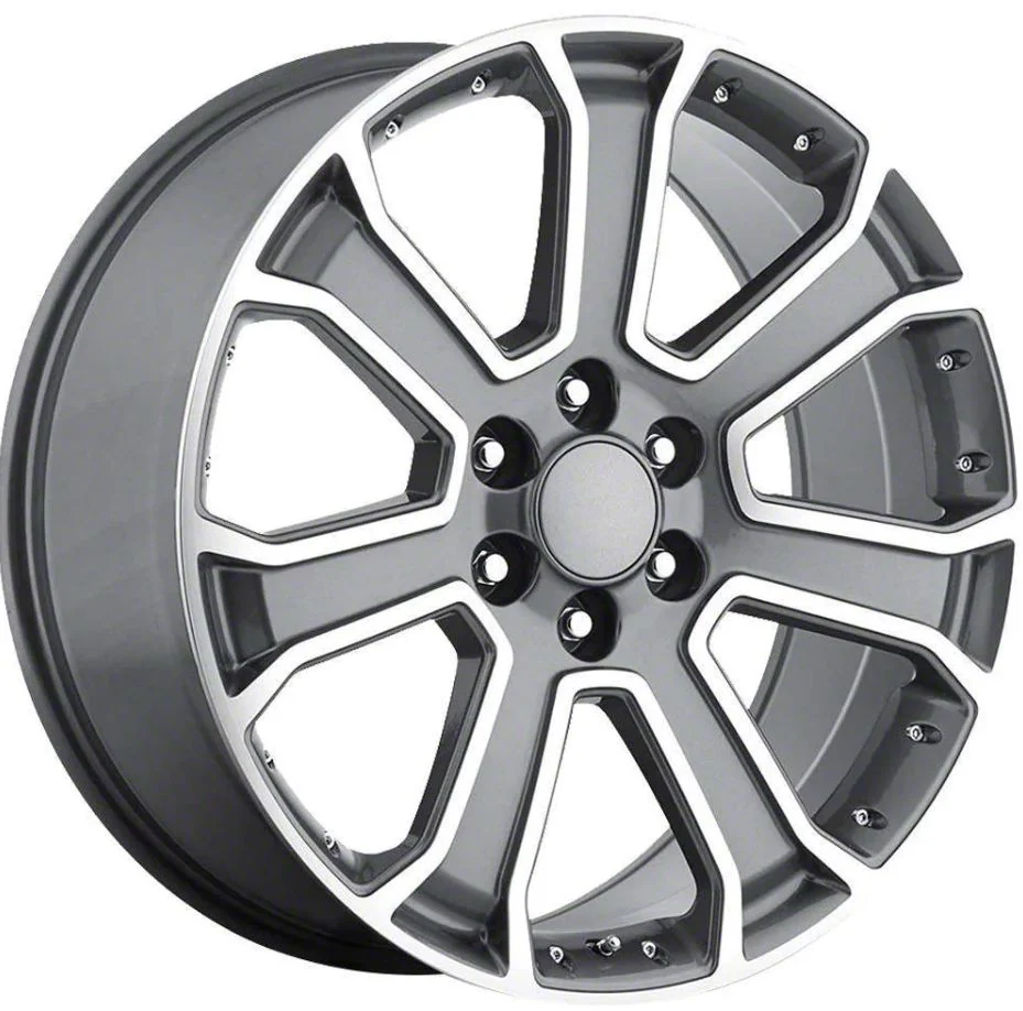 OE Revolution G-06 Gunmetal 6-Lug Wheel; 22x9; 31mm Offset (07-14 Yukon)