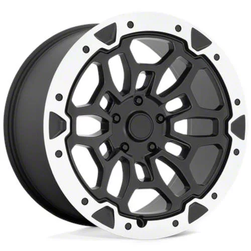 TRX Style Gloss Black Machined 5-Lug Wheel; 20x10; 19mm Offset (09-18 RAM 1500)