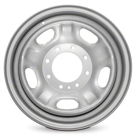 5-Slot Replica Steel Silver 8-Lug Wheel; 17x7.5; 40mm Offset (11-16 F-250 Super Duty)