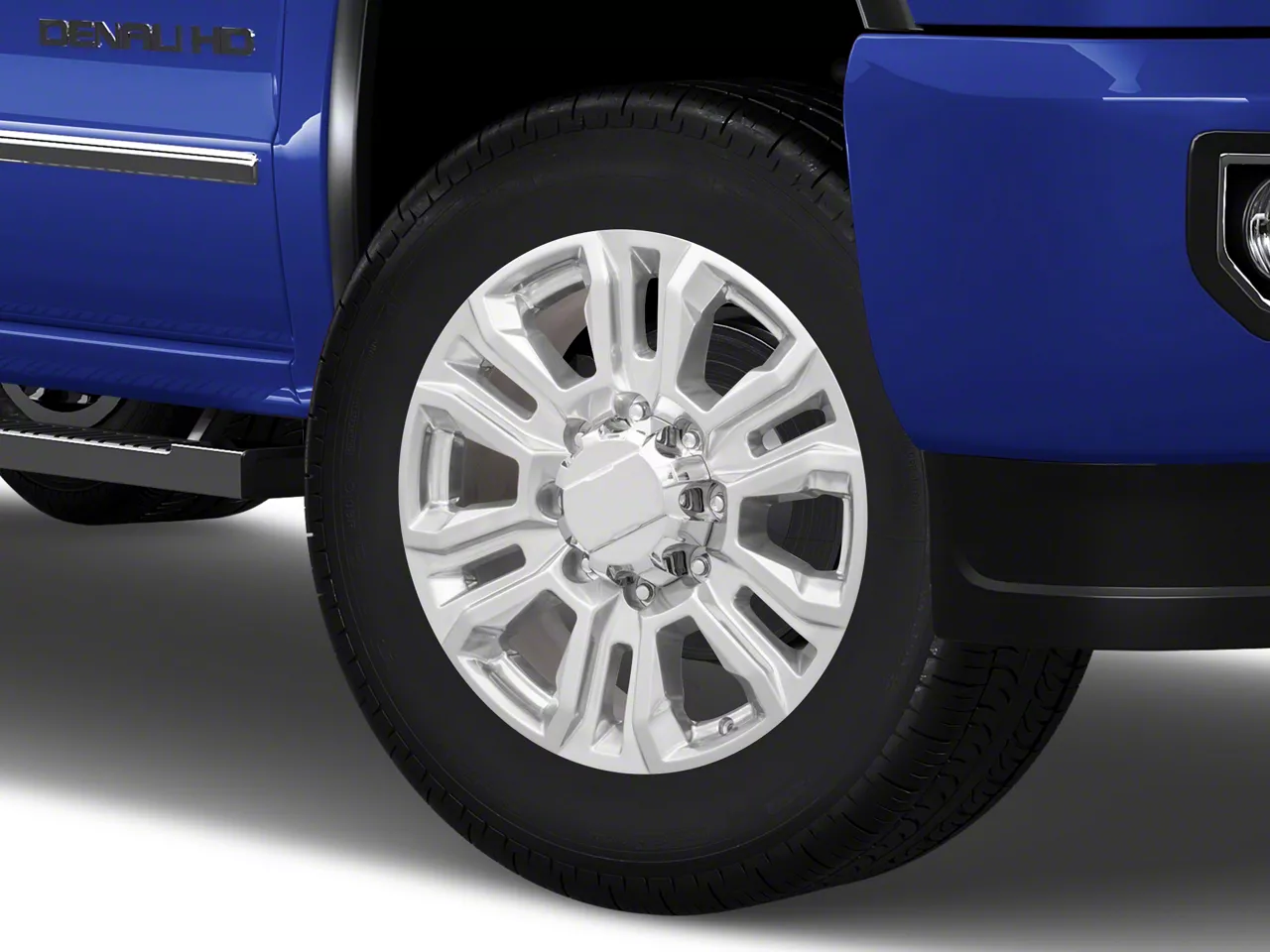 Denali Style Polished 8-Lug Wheel; 20x8.5; 47mm Offset (15-19 Sierra 2500 HD)