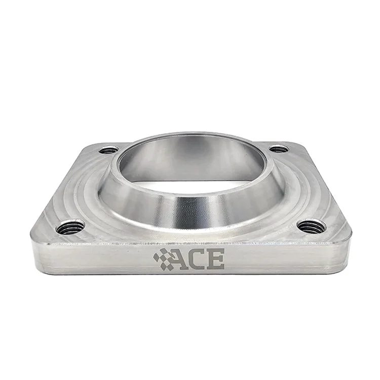 Transition Turbo Flange - Undivided T4 to Single 2.500" OD Tube - 304 Stainless