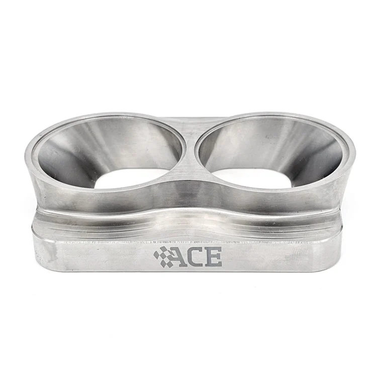 Transition Turbo Flange - Divided T4 to Dual 2.250" OD Tube - 304 Stainless