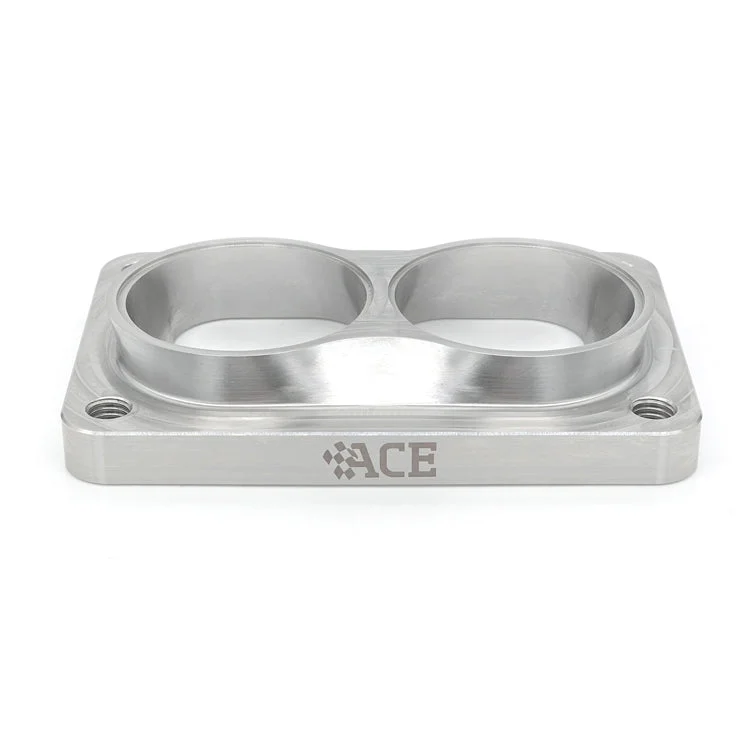 Transition Turbo Flange - Divided T6 to Dual 2.250" OD Tube - 304 Stainless