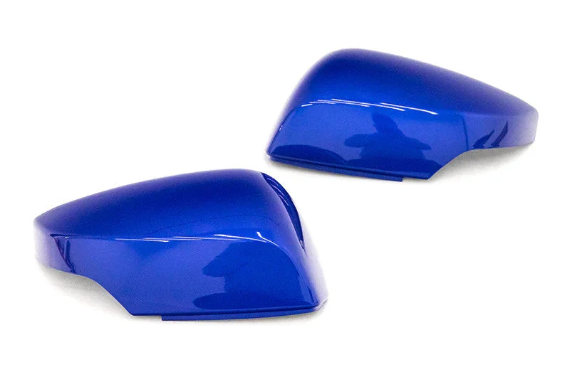 OLM OE Style Mirror Cover with Turn Signal Cutout - Ice Silver Metallic - 2015-2021 Subaru WRX / STI / 2015-2017 Crosstrek