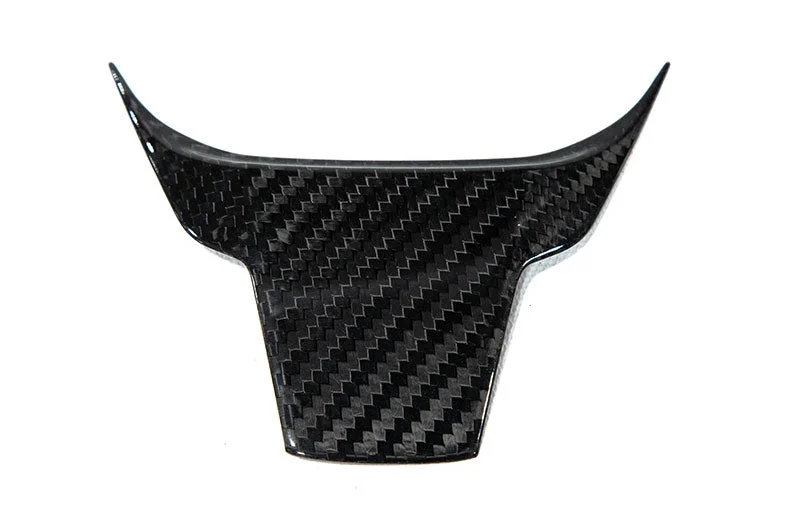 OLM Carbon Fiber Lower Steering Wheel Cover (Gloss Finish) - 2016 - 21 Honda Civic / 2017-21 Honda Civic Type R