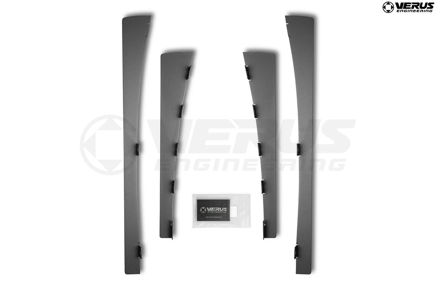 Rear Diffuser Strake Kit - Ford Musang Shelby GT350 and GT350R