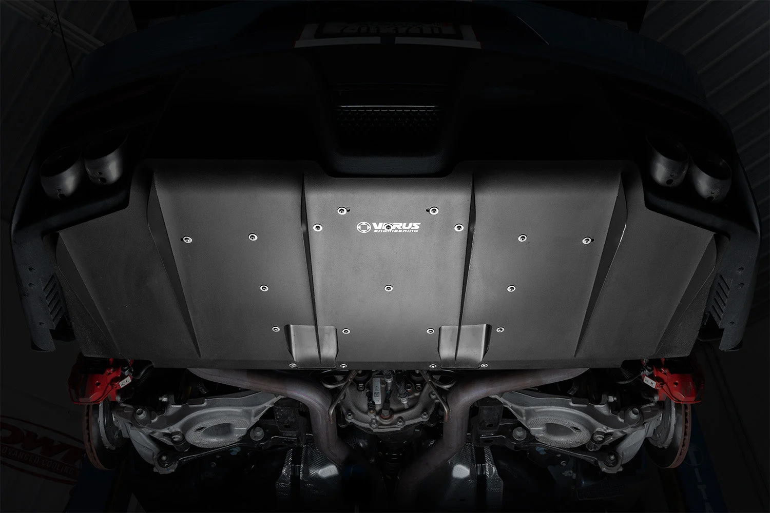 GT350R Rear Diff Cooler to Diffuser Install Kit - Shelby GT350 and GT350R