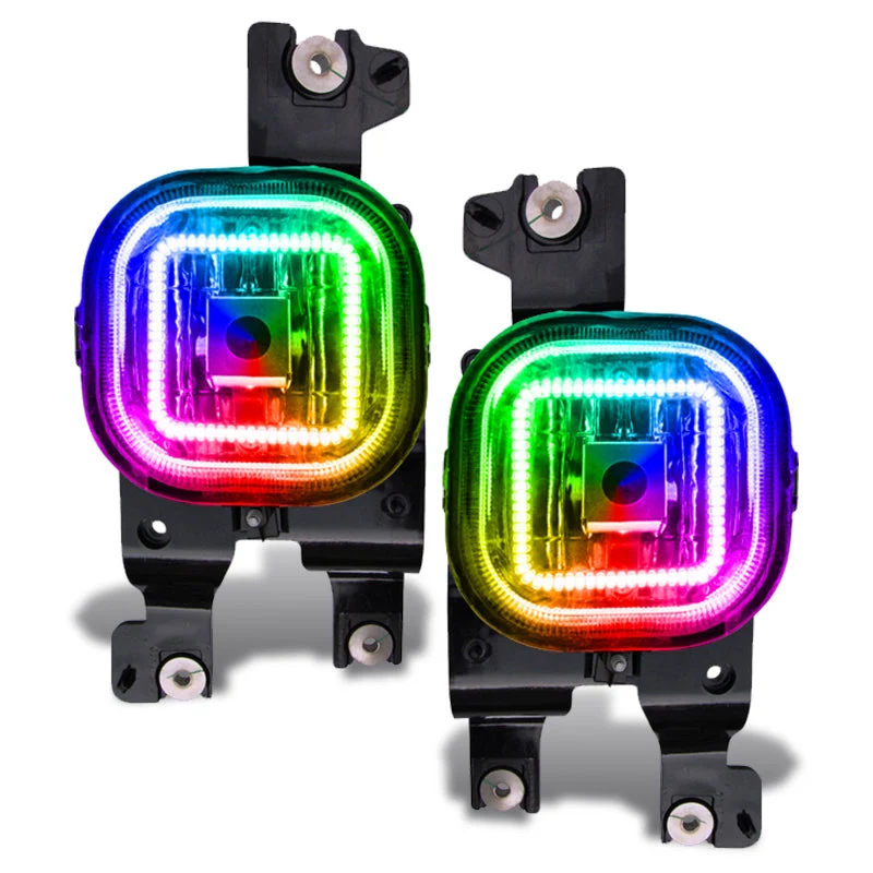 Oracle Ford Superduty 08-10 LED Fog Light Halo Kit - ColorSHIFT w/o Controller SEE WARRANTY