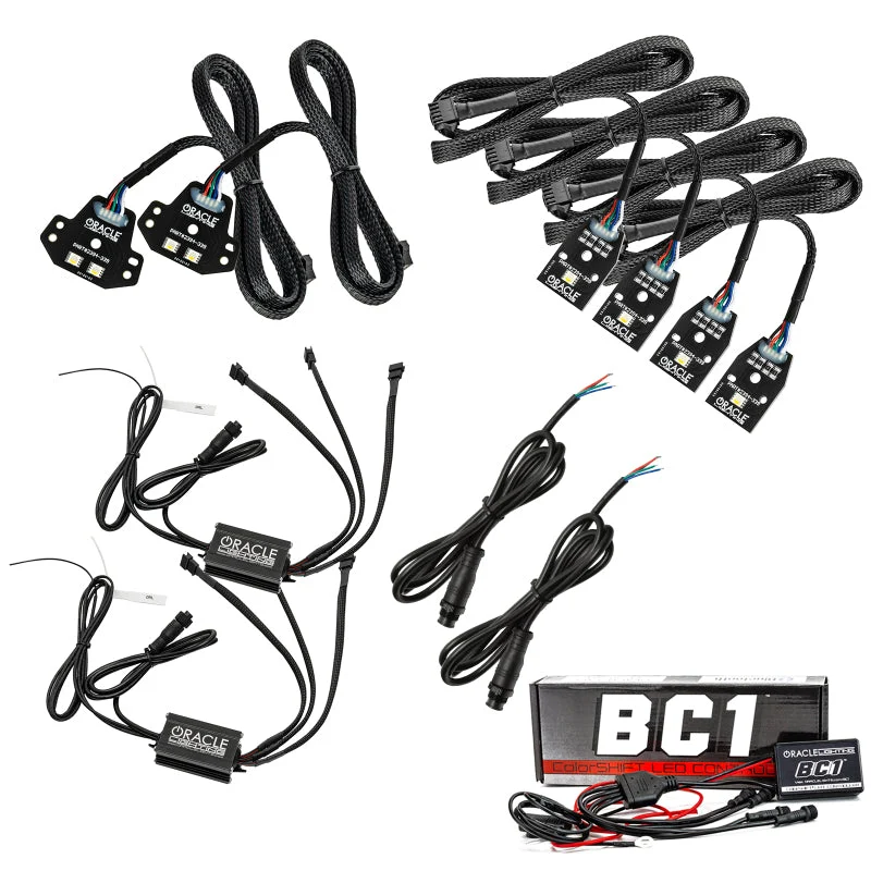 Oracle 15-21 Dodge Charger RGB+W DRL Headlight DRL Kit - ColorSHIFT w/ BC1 Controller SEE WARRANTY