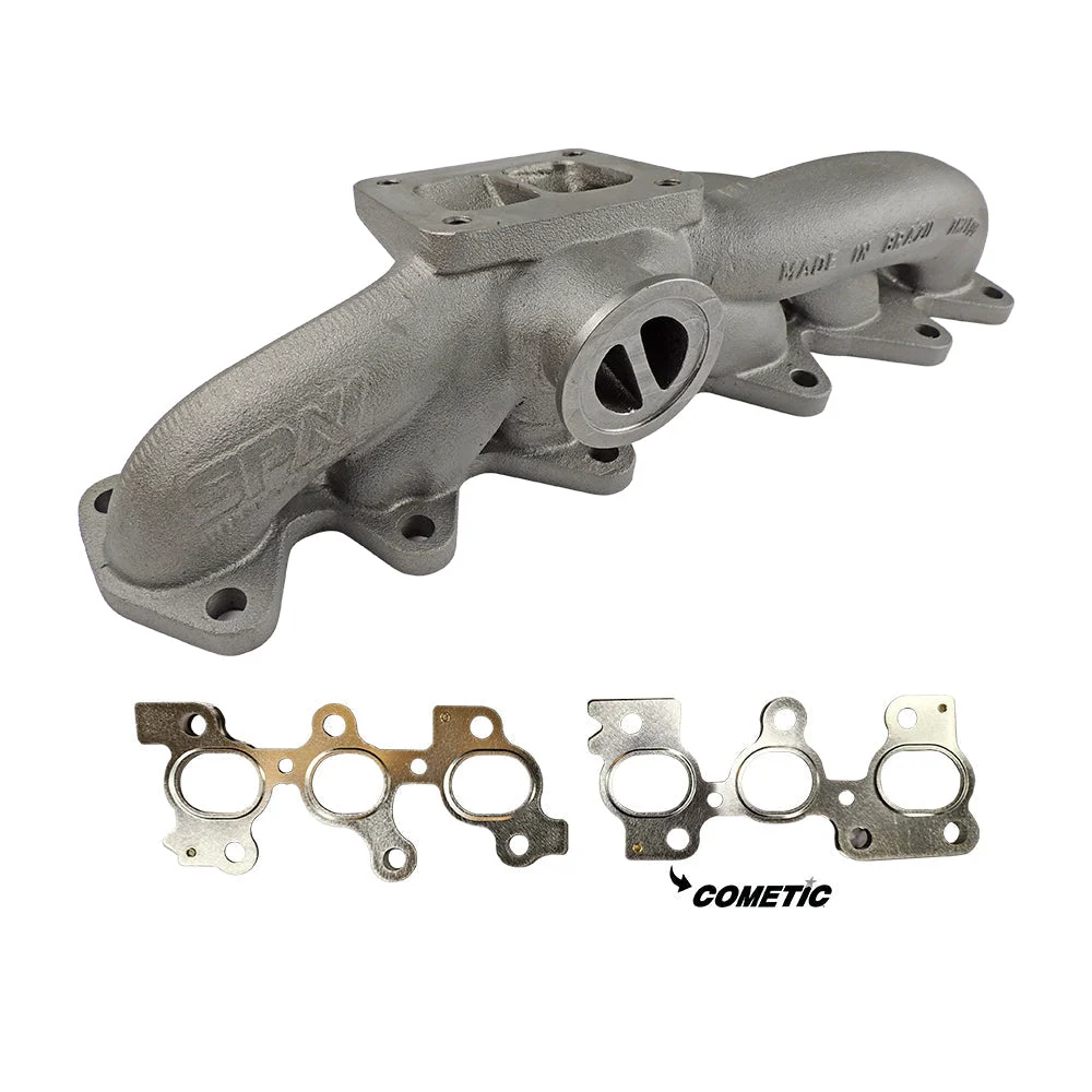 Toyota 2JZ-GTE T4 High Performance Turbo Exhaust Manifold - V band + COMETIC MLS EXHAUST MANIFOLD GASKET