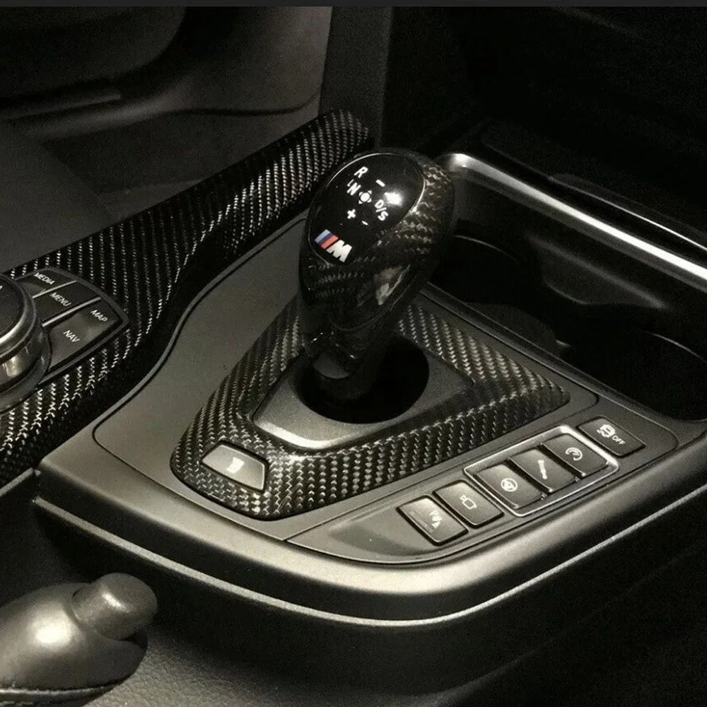 Carbon Fiber Gear Surround Trims - BMW F80 M3, F82/F83 M4 (LHD) | Palenon Performance