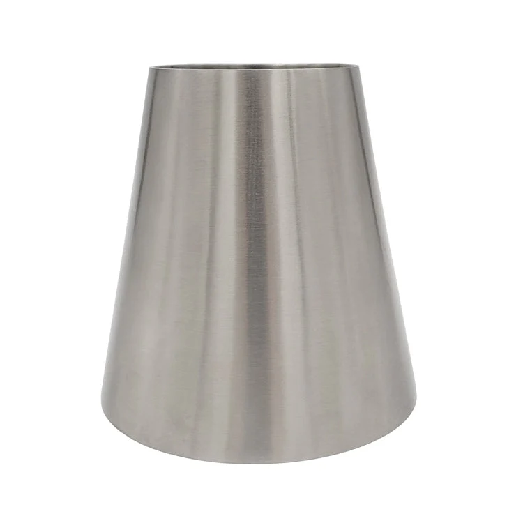 2.500" OD x 2.000" OD 16ga Reducer (2.000" Long) - Brushed Finish - 304 Stainless