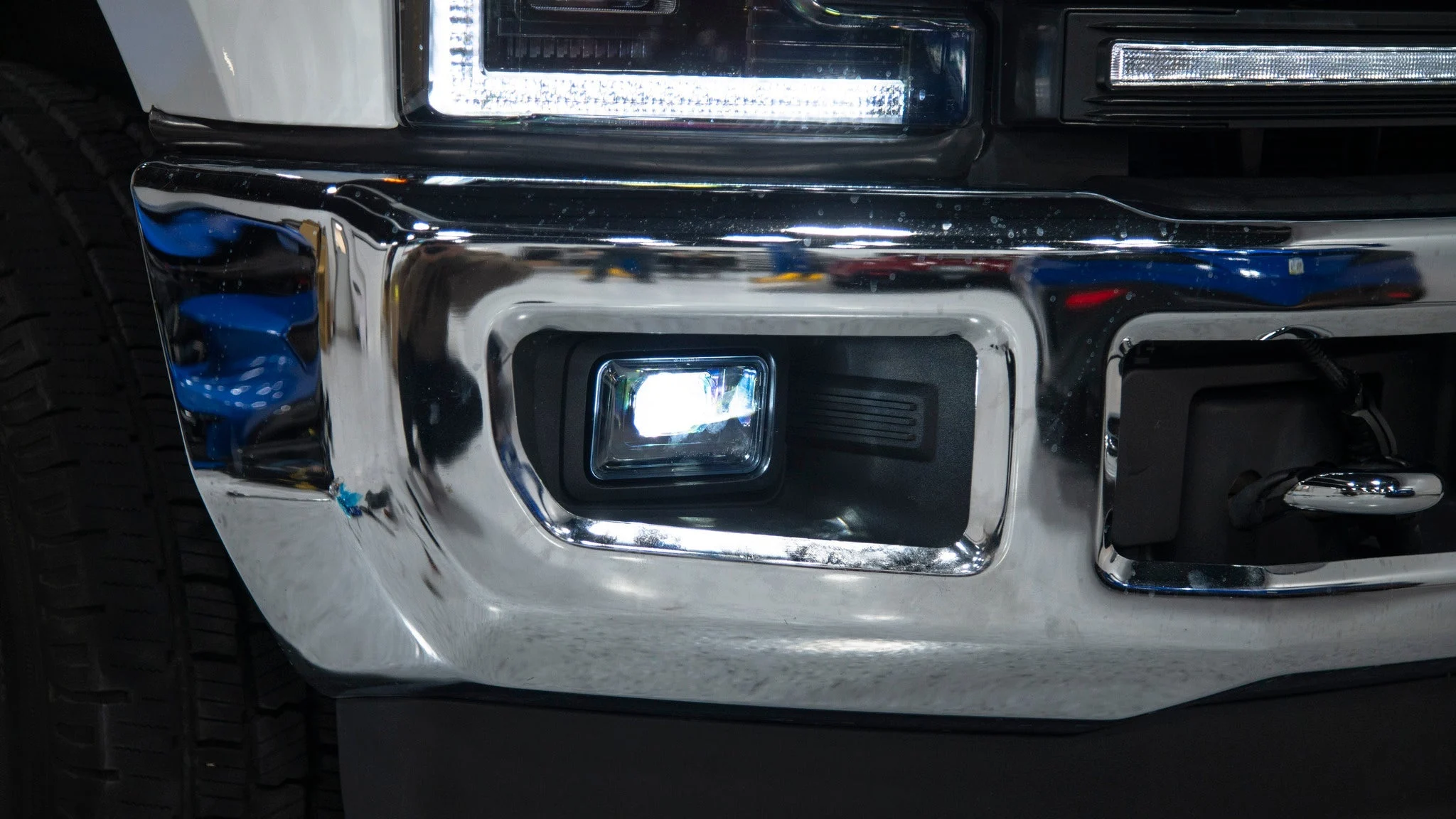 2015-2020 F150 / 2017-2022 F250 F350 LED Fog Lights w/Black Housing - OLM