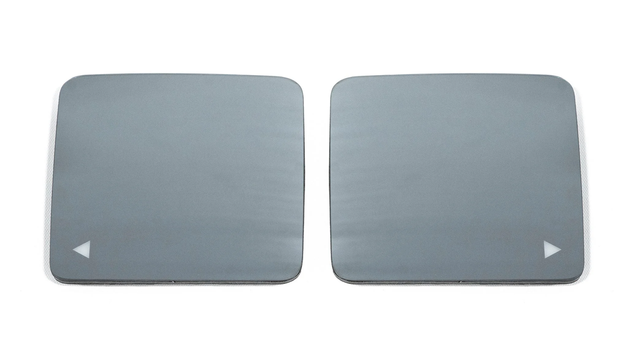 OLM Convex Mirrors with Defrosters and BSM (Chrome) - 2018+ Wrangler