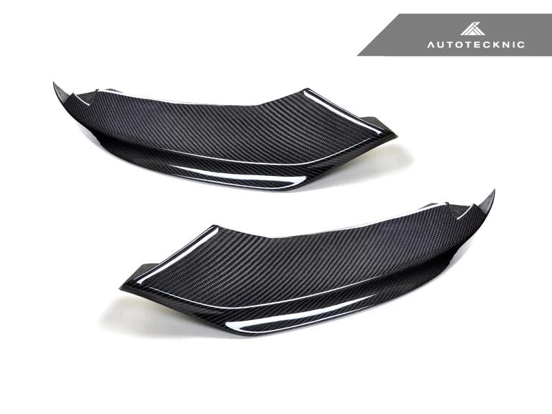 AutoTecknic Vacuumed Carbon Fiber Aero Splitters - F32/ F33/ F36 4-Series M-Sport