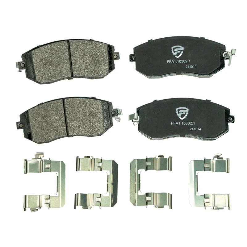 FactionFab V2 Front Brake Pads - 2011-2014 Subaru WRX, 2013-2020 BRZ 86 / 2022+ BRZ GR86