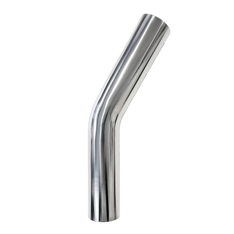 2.000" OD 16ga 30° Mandrel Bend - Polished OD - 6061 Aluminum - (3.000" CLR / 6.000" Legs)