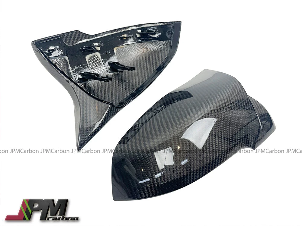 [JPMCarbon] Dry Carbon Mirror Replacement Covers Fits For 2019-2026 Toyota GR Supra A90 A91 Only