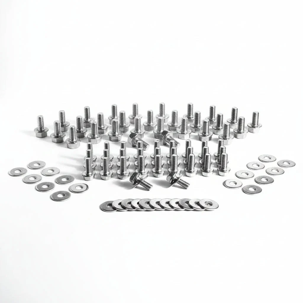 JDC Stainless Steel Under-Body Replacement Hardware Kit | Nissan R35 GT-R