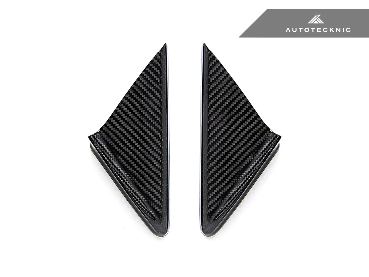 AutoTecknic Dry Carbon Side Mirror Wind Deflector Set - Porsche 911 (991) | 981 Boxster/Cayman | 718 (982)