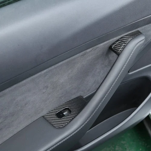 2017-2020 Model 3 Carbon Fiber Window & Door Switch Kit | Palenon Performance