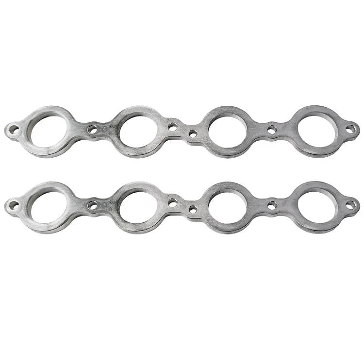 Exhaust Manifold Flange for GM LS1 / LS2 / LS3 / LS6 / LS9 (Set of 2 Flanges) 304 Stainless