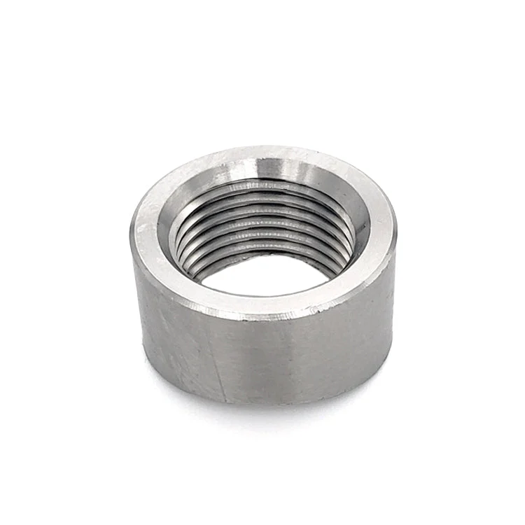 M18 x 1.5 O2 Sensor Bung - Coped for 1.500"-2.500" OD Tube - Mild Steel