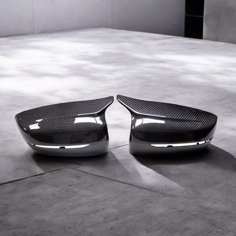 M Style Carbon Fiber Mirror Caps - BMW G20/ G22/ G30/ G14/ G15 | Palenon Performance