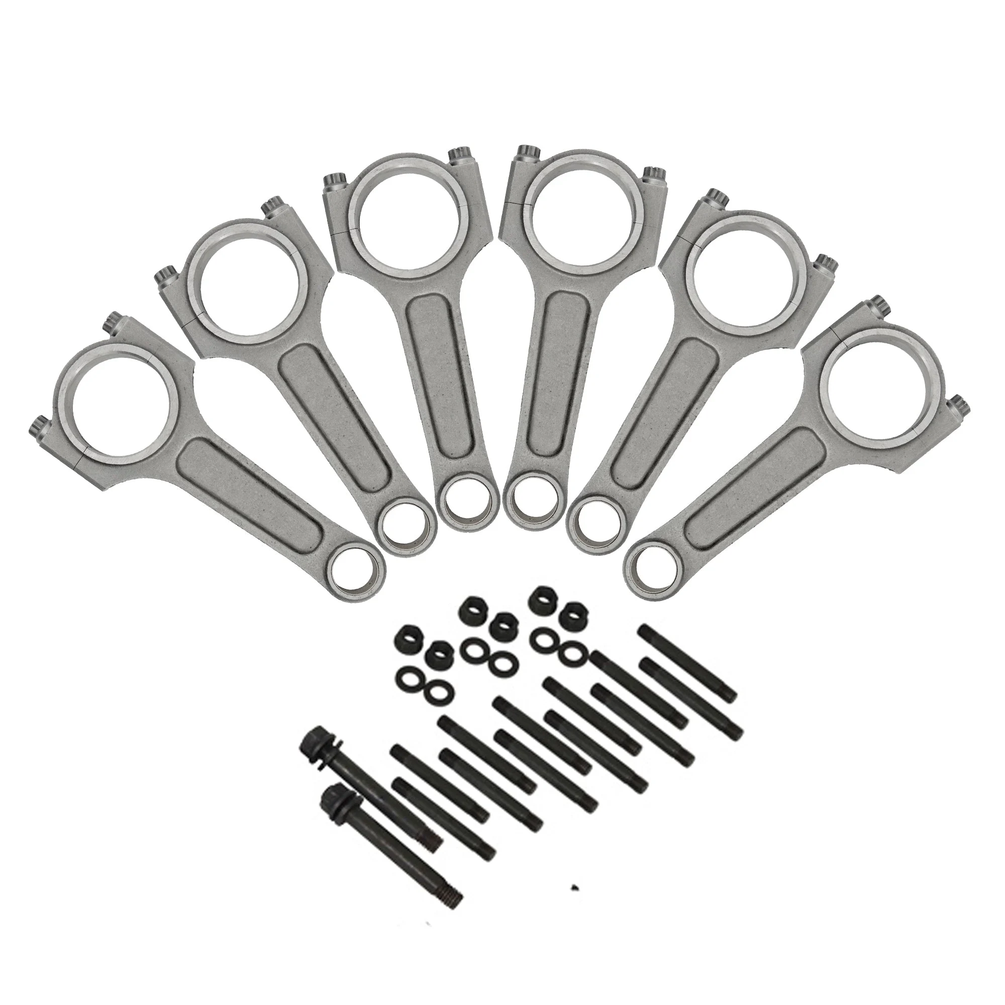 Chevy II 250 INLINE SIX 6" x .927 / 152.4mm x 23.56mm high performance connecting rod set + Inline Six Head Stud Set