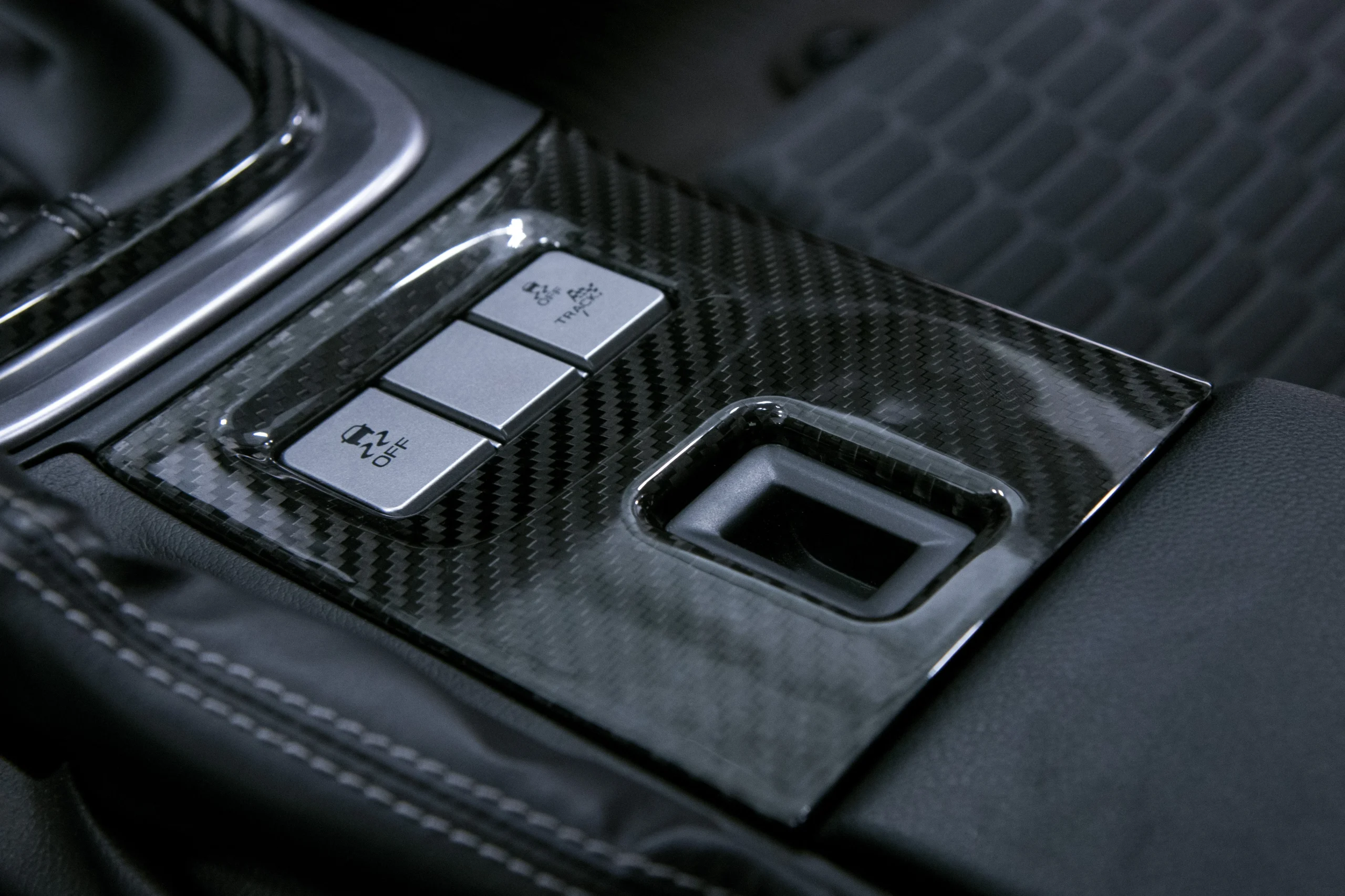 OLM Carbon Fiber Center Console Cover - 2022-2024 Subaru BRZ / Toyota GR86