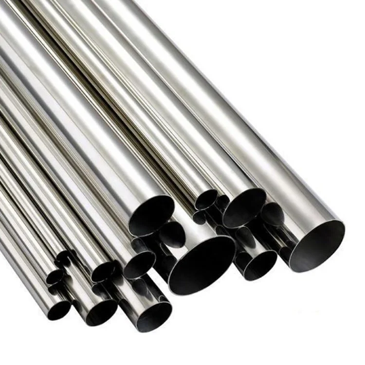 2.250" OD x 16ga (0.065") Round Tube - Brushed Finish - 304 Stainless - 2 Foot Length