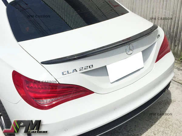 [JPMCarbon] AMG Style Carbon Fiber Trunk Spoiler for FOR 2013-2018 Mercedes-Benz W117 CLA-Class Sedan Only