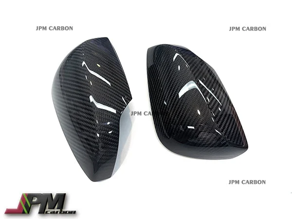 [JPMCarbon] OEM Style Carbon Fiber Replacement Mirror Covers Fits For 2015-2021 Subaru WRX / STI Only