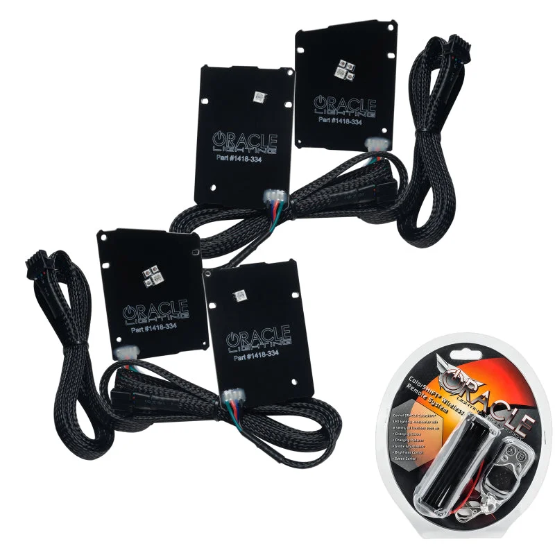 Oracle 19-21 Chevy Camaro LS/LT RGB+A Headlight DRL Kit - ColorSHIFT w/ RF Controller SEE WARRANTY
