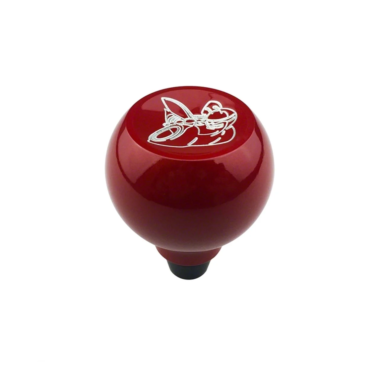 American Brothers Design Automatic Shifter Knob with Charger Logo; Brilliant Silver (06-10 Charger)