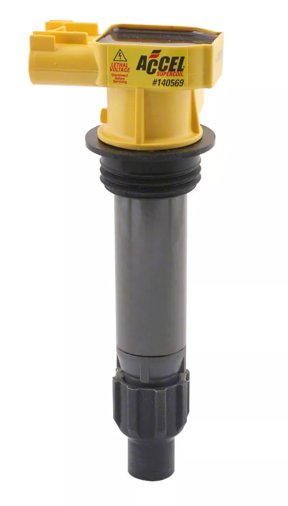 Accel SuperCoil Ignition Coil; Yellow (10-15 3.6L Camaro)
