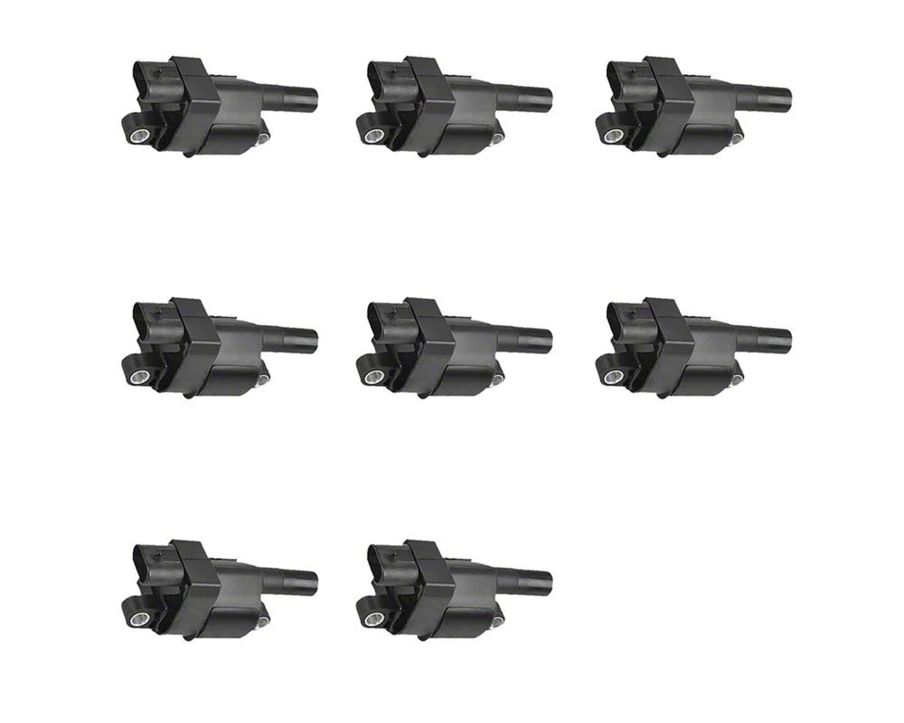 ACEON Ignition Coils; Black; Set of Eight (05-13 Corvette C5)