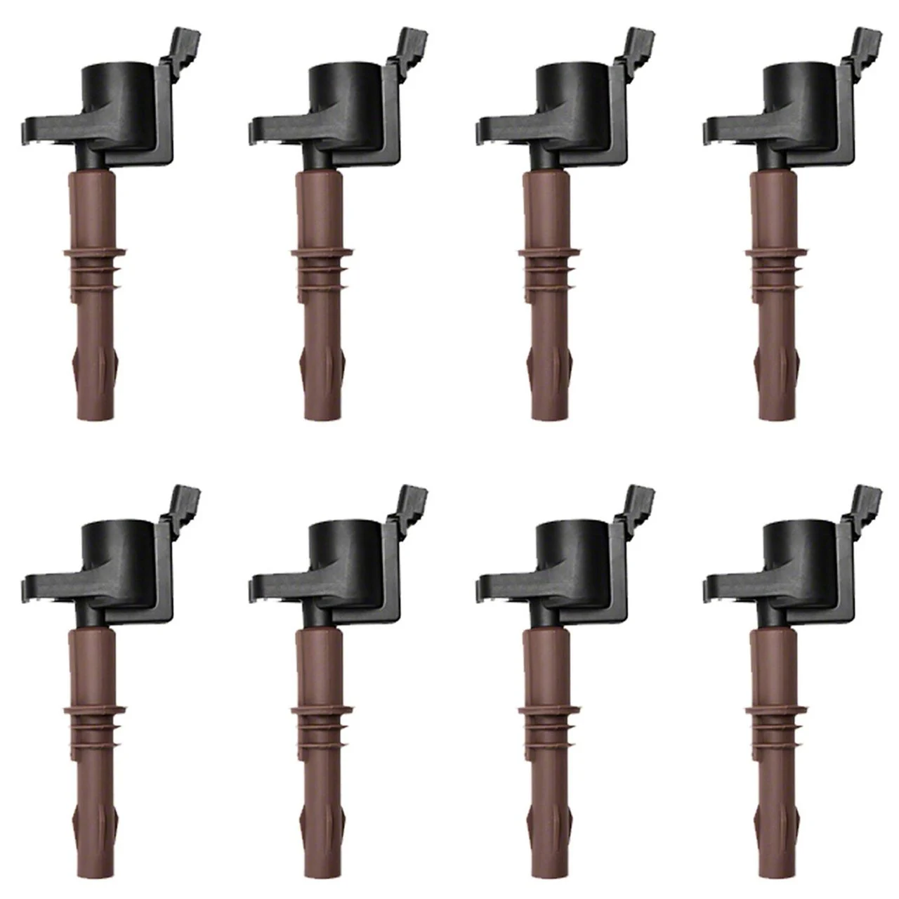 ACEON Ignition Coils; Black; Set of Eight (Late 08-10 Mustang GT)
