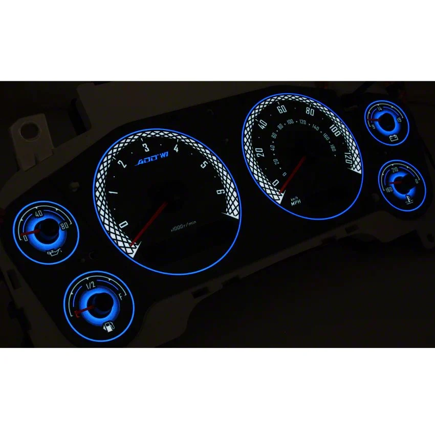 ADD W1 Overlay Face Gauge Cluster; 3D Illusions (07-14 Sierra 3500 HD)