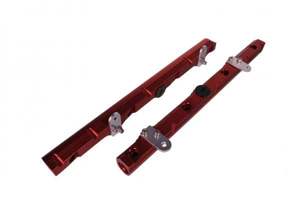 Aeromotive High Flow Fuel Rail Kit; Red (08-13 Corvette C6, Excluding ZR1)