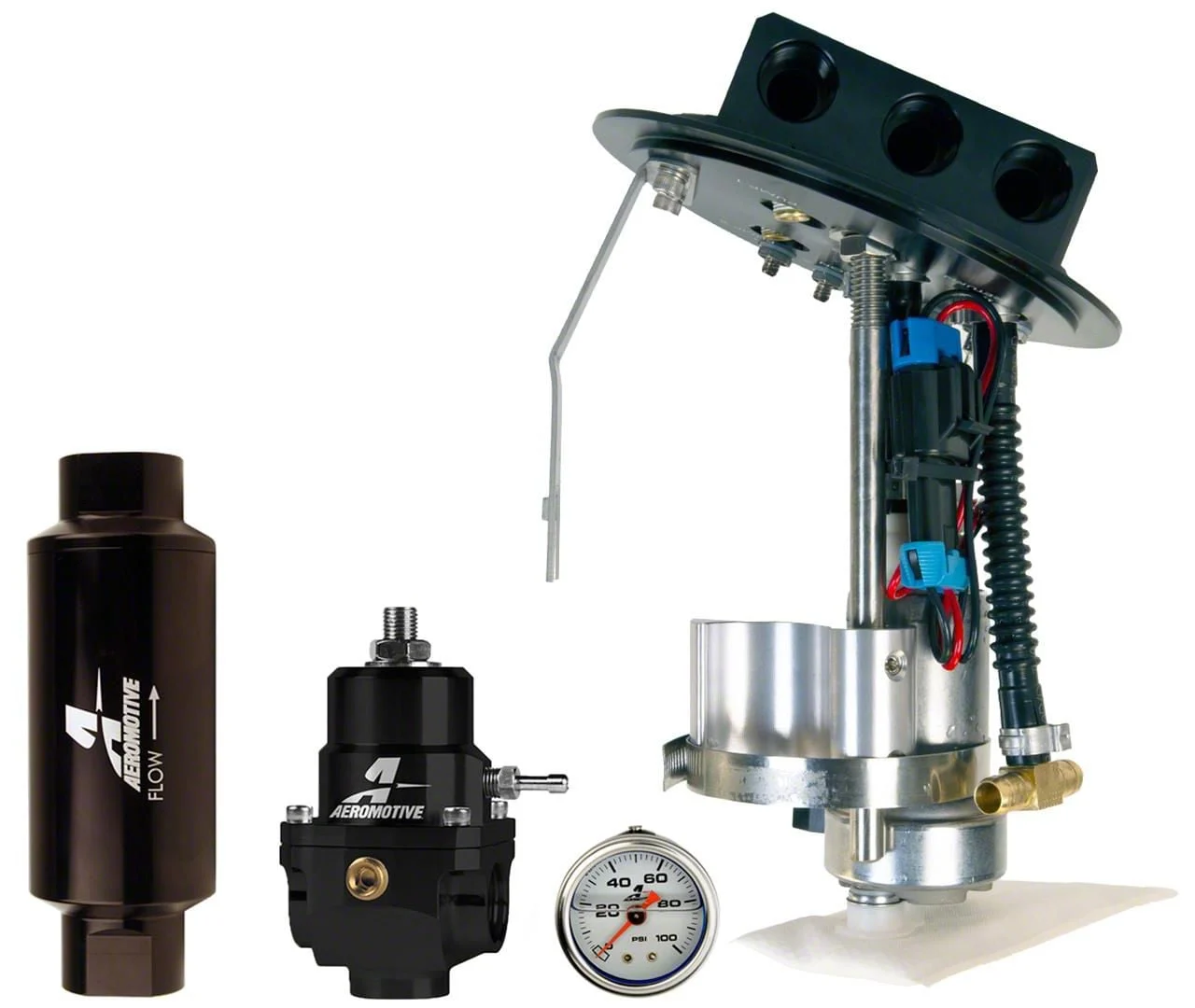 Aeromotive Direct Drop-In Fuel Pump Kit; Single 340 LPH (11-17 Mustang; 18-20 Mustang GT, EcoBoost)
