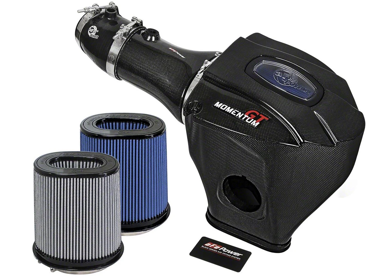AFE Black Series Momentum GT Cold Air Intake; Carbon Fiber (17-23 Challenger SRT Hellcat, SRT Jailbreak)