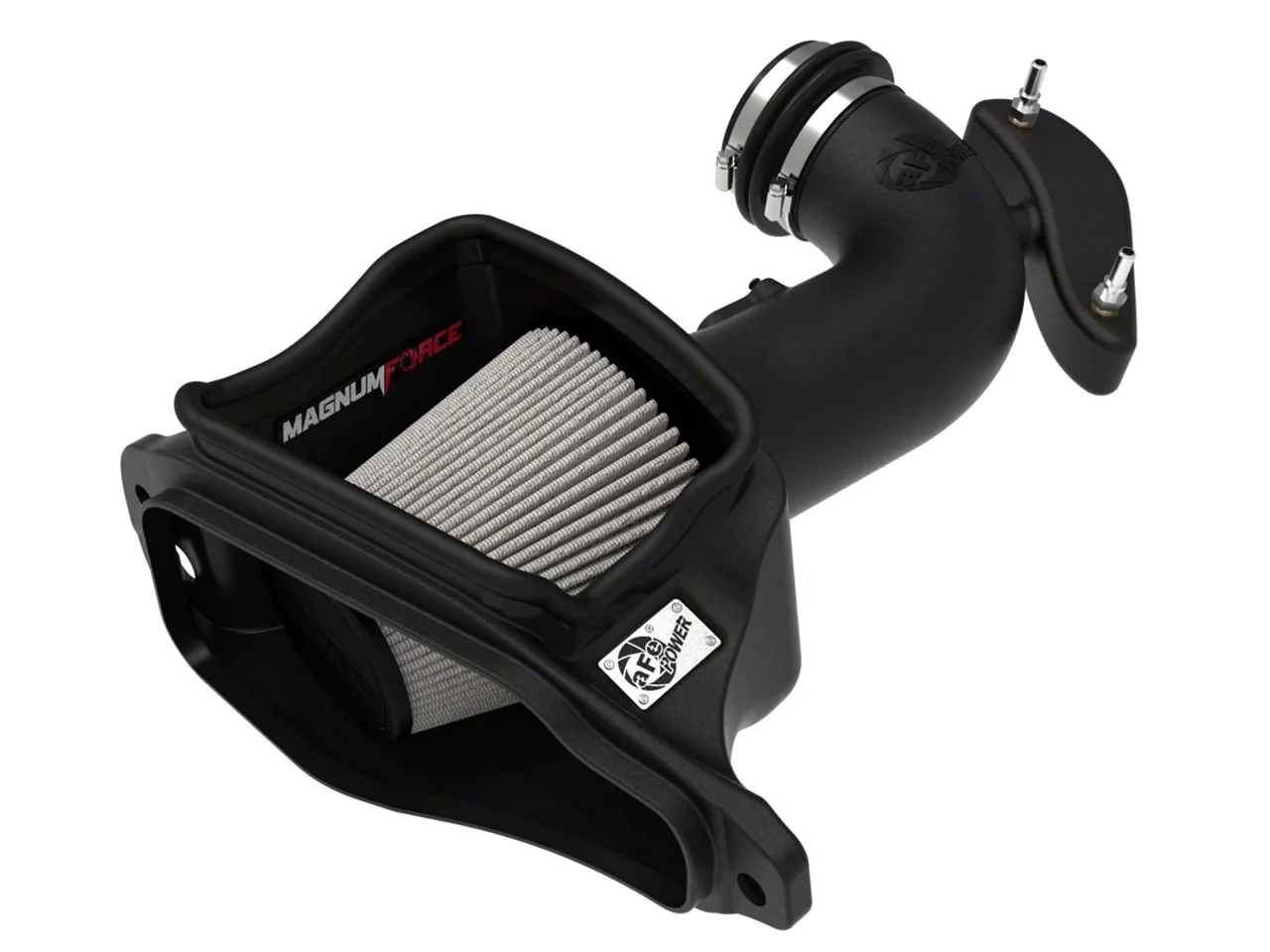 AFE Magnum FORCE Stage-2 Cold Air Intake with Pro DRY S Filter; Black (14-19 Corvette C7, Excluding Z06 & ZR1)