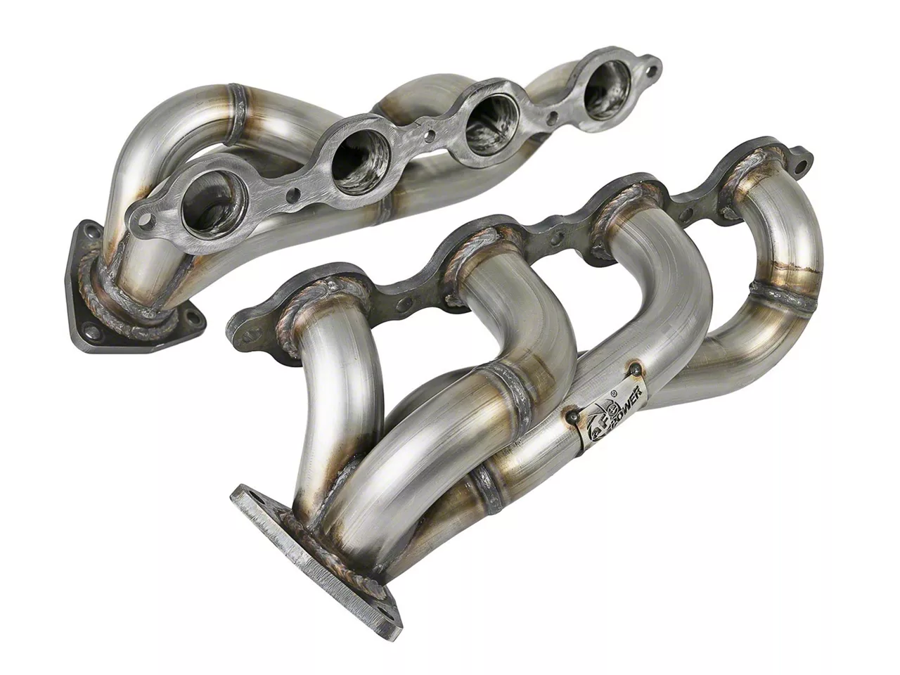 AFE 1-7/8-Inch Twisted Steel Shorty Headers (20-26 6.6L Gas Silverado 2500 HD)