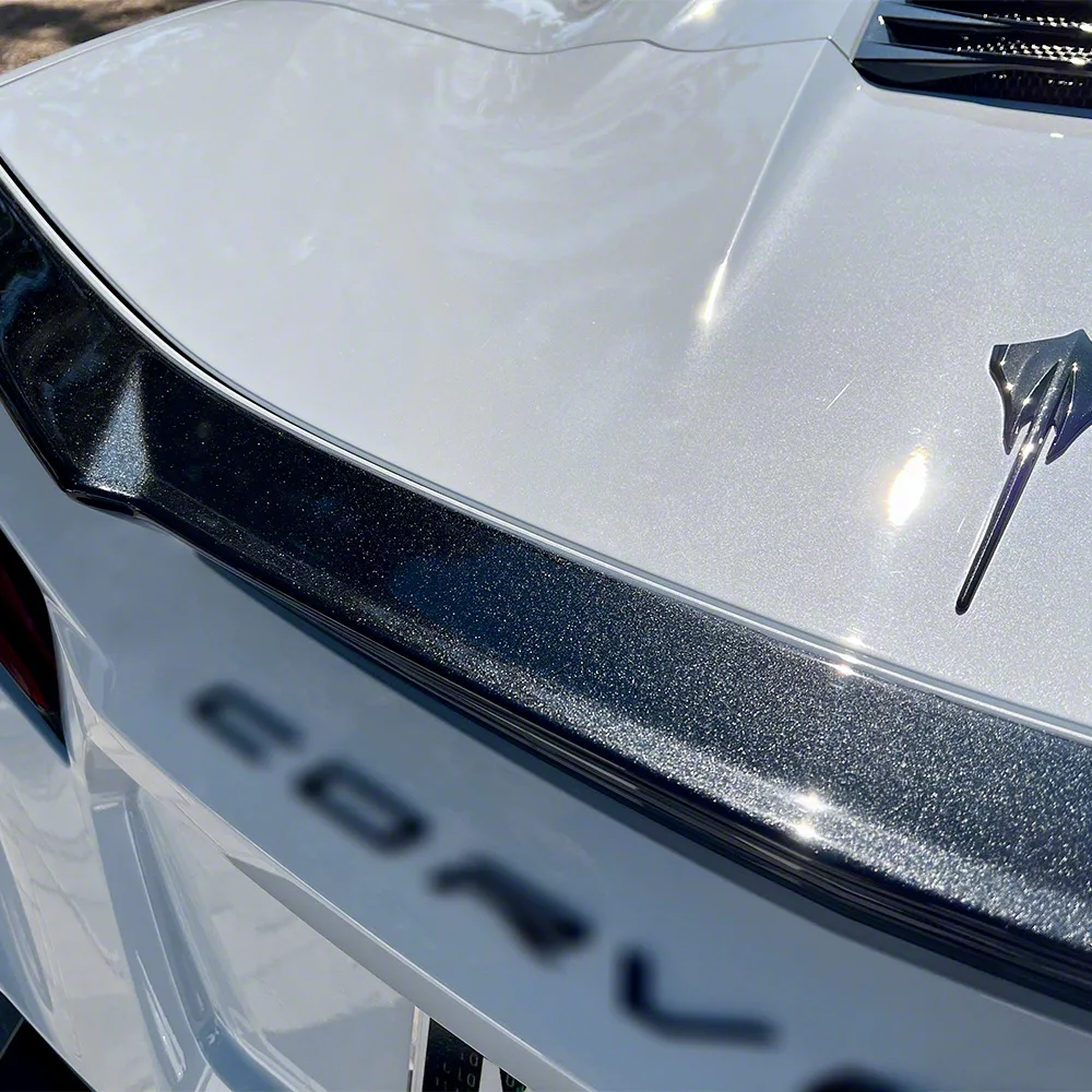 Air Design Rear Spoiler; Carbon Flash Metallic (20-26 Corvette C8)