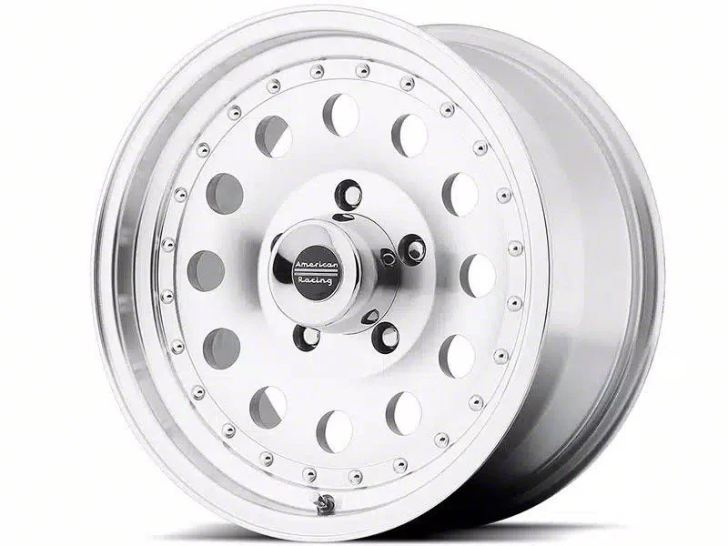 American Racing AR62 Outlaw II Machined 6-Lug Wheel; 17x8; 30mm Offset (07-13 Sierra 1500)