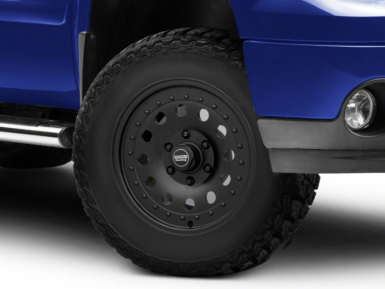 American Racing AR62 Outlaw II Satin Black 6-Lug Wheel; 17x8; 0mm Offset (07-13 Sierra 1500)
